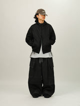 EA Nylon Hood Two-way Windbreaker Jacket