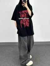 ブリーディングレッドTシャツ