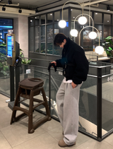 ワンダーランドオーバーフィットバックルツーウェイパデッドジップアップ