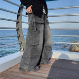 Den Strap Wide Cargo Denim