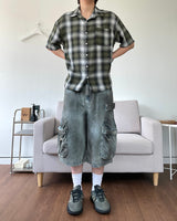 Shunut Checkered Short-Sleeved Shirt