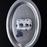 【MADE】 Megane Girl AirPods Case – Black (Sticker Included)