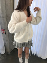 アンバランスフリルミニスカート
