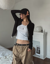 Poning Layered Double Cardigan