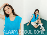 ALARM MIX KNIT VEST BLUE_WOMAN