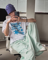 ハウンド スター レタリング オーバー ショートスリーブ Tシャツ