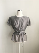 Saseon wrap blouse