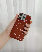 ハートドットウィングスマホケース