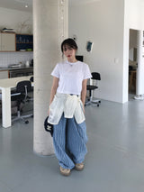 デイリークロップ半袖Tシャツ (10c)