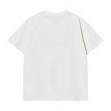 ドッグロゴアップリケオーバーフィットTシャツ アイボリー