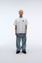EEERRR Record artwork damage washing T-shirt (White)