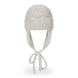 VA Patch Fly Knit Beanie / Cream