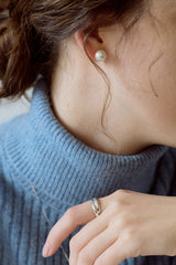 [14K] Essential Pearl Earrings (10mm)