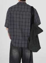 SUNSET TARTAN OPEN COLLAR SHIRT'S