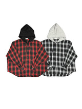 Coach Check Over Hooded Shirt (2color)