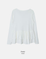 #Ribbon Strap Layered Tiered Cardigan (3color)