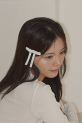 レースリボンヘアピン 2ピースセット