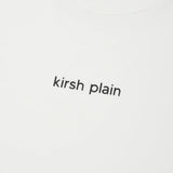 KIRSH プレーンワーディングポイントTシャツ【ホワイト】