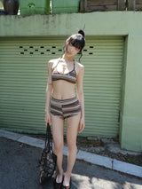 vintage stripe bikini
