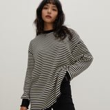 Loose Fit Interlock T/Shirts Black