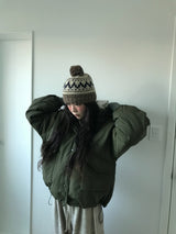 センネノルディックポンポンビーニー(2color)