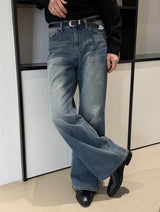 All cat blue boots cut pants