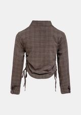 Ash Mood Check String Shirt