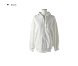 Bonne Loose Fit Hood Zip-Up