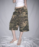 camo lace up bermuda pt (2colors)