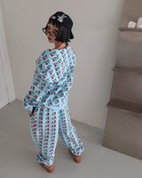 I Love Hooded Zip-Up & Jogger Pants Two Piece Set