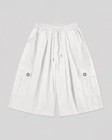 Aver Eyelet Cargo Bermuda Pants