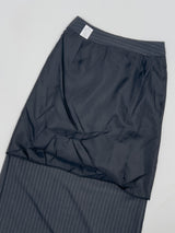 Rivet Stripe H-Line Skirt