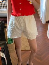 [MADE] プモフラワーバンディングショートパンツ