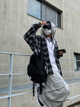 Coach Check Over Hooded Shirt (2color)
