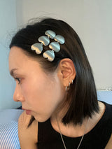 Metal heart hair pin (1pcs)