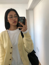 Soft V-Neck Cardigan (1 Colors)