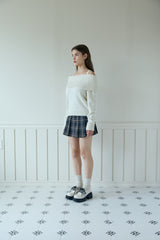 STRAP WOOL OFF SHOULDER KNIT (3 COLORS)