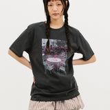 テラスピグメントTシャツ_チャコール