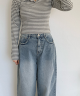 ワンピンタックヒップパンツ