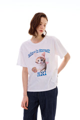 RABBIT CAT T-SHIRT