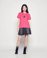 25SS WOMAN A シンボル半袖Tシャツ ホットピンク