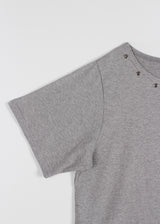 EYELET OFF SHOULDER TEE