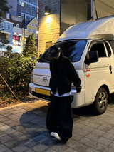 カーブドバルーンスウェットパンツ