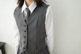 Eve Pintuck Vest (2color)