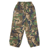 Cargo Twill Wide Jogger Pants Camouflage