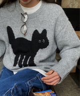 Cat Wool Knit - knt