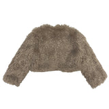 Hair mini cardigan