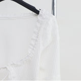 Bute frill cardigan + frill mini skirt set
