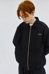 CL COLLAR NECK JACKET BLACK