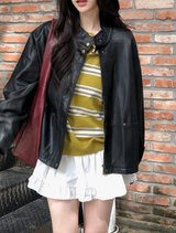 #LM Daily Multi Border Collar Knit (3color)